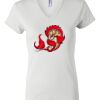 Women's Short Sleeve V-Neck T-Shirt Thumbnail