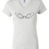 Women's Short Sleeve V-Neck T-Shirt Thumbnail