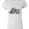 Women's Short Sleeve V-Neck T-Shirt Thumbnail