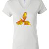 Women's Short Sleeve V-Neck T-Shirt Thumbnail