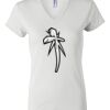 Women's Short Sleeve V-Neck T-Shirt Thumbnail