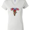 Women's Short Sleeve V-Neck T-Shirt Thumbnail