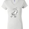 Women's Short Sleeve V-Neck T-Shirt Thumbnail