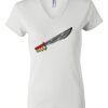 Women's Short Sleeve V-Neck T-Shirt Thumbnail