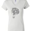 Women's Short Sleeve V-Neck T-Shirt Thumbnail