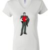 Women's Short Sleeve V-Neck T-Shirt Thumbnail