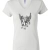 Women's Short Sleeve V-Neck T-Shirt Thumbnail