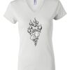 Women's Short Sleeve V-Neck T-Shirt Thumbnail