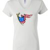 Women's Short Sleeve V-Neck T-Shirt Thumbnail