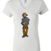 Women's Short Sleeve V-Neck T-Shirt Thumbnail