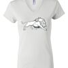 Women's Short Sleeve V-Neck T-Shirt Thumbnail