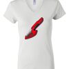 Women's Short Sleeve V-Neck T-Shirt Thumbnail