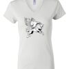 Women's Short Sleeve V-Neck T-Shirt Thumbnail