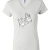 Women's Short Sleeve V-Neck T-Shirt Thumbnail