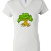 Women's Short Sleeve V-Neck T-Shirt Thumbnail