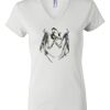 Women's Short Sleeve V-Neck T-Shirt Thumbnail