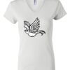 Women's Short Sleeve V-Neck T-Shirt Thumbnail