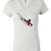 Women's Short Sleeve V-Neck T-Shirt Thumbnail