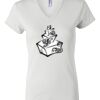 Women's Short Sleeve V-Neck T-Shirt Thumbnail