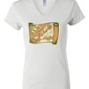 Women's Short Sleeve V-Neck T-Shirt Thumbnail