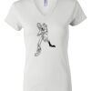 Women's Short Sleeve V-Neck T-Shirt Thumbnail