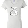 Women's Short Sleeve V-Neck T-Shirt Thumbnail