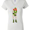 Women's Short Sleeve V-Neck T-Shirt Thumbnail