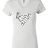 Women's Short Sleeve V-Neck T-Shirt Thumbnail