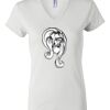 Women's Short Sleeve V-Neck T-Shirt Thumbnail