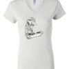 Women's Short Sleeve V-Neck T-Shirt Thumbnail