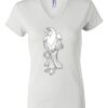 Women's Short Sleeve V-Neck T-Shirt Thumbnail