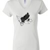 Women's Short Sleeve V-Neck T-Shirt Thumbnail