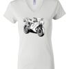 Women's Short Sleeve V-Neck T-Shirt Thumbnail