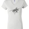 Women's Short Sleeve V-Neck T-Shirt Thumbnail