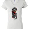 Women's Short Sleeve V-Neck T-Shirt Thumbnail