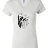 Women's Short Sleeve V-Neck T-Shirt Thumbnail