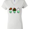 Women's Short Sleeve V-Neck T-Shirt Thumbnail