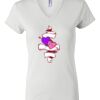 Women's Short Sleeve V-Neck T-Shirt Thumbnail