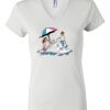 Women's Short Sleeve V-Neck T-Shirt Thumbnail