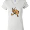 Women's Short Sleeve V-Neck T-Shirt Thumbnail