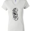 Women's Short Sleeve V-Neck T-Shirt Thumbnail