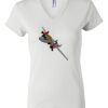 Women's Short Sleeve V-Neck T-Shirt Thumbnail