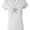 Women's Short Sleeve V-Neck T-Shirt Thumbnail