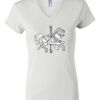 Women's Short Sleeve V-Neck T-Shirt Thumbnail