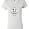 Women's Short Sleeve V-Neck T-Shirt Thumbnail