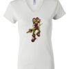 Women's Short Sleeve V-Neck T-Shirt Thumbnail