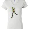 Women's Short Sleeve V-Neck T-Shirt Thumbnail