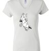 Women's Short Sleeve V-Neck T-Shirt Thumbnail