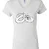 Women's Short Sleeve V-Neck T-Shirt Thumbnail