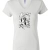 Women's Short Sleeve V-Neck T-Shirt Thumbnail